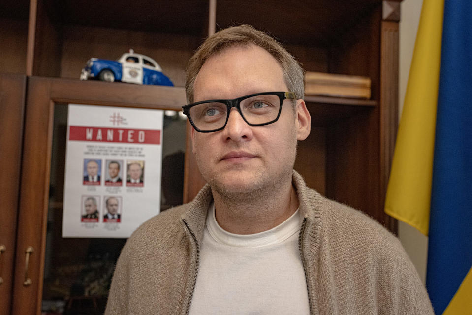 Smyrnov, aide to Zelensky, in his office in Kyiv.<span class="copyright">Anton Skyba</span>