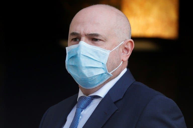 Le secrétaire d'État chargé de la Santé au travail, Laurent Pietraszewski, en octobre 2020 à Paris - GEOFFROY VAN DER HASSELT © 2019 AFP