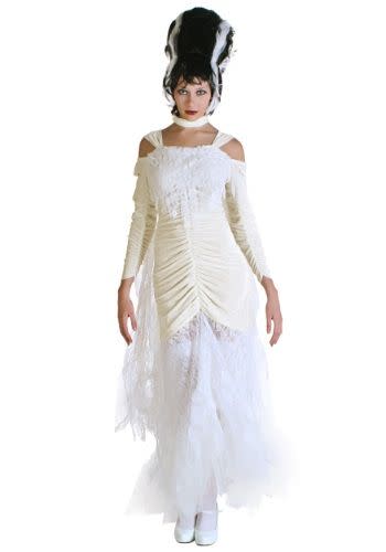 11) Plus Size Bride of Frankenstein Costume