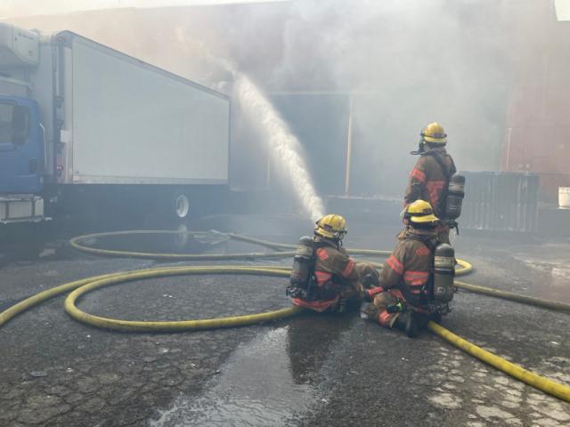 Shin Shin food factory a total loss after grease fire