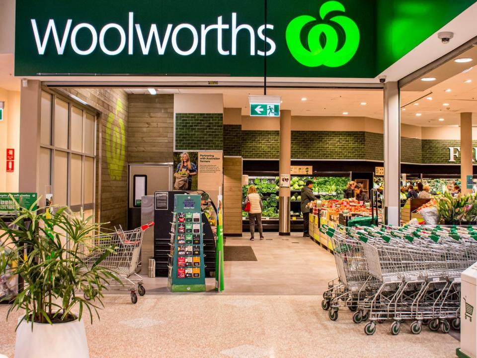 A Woolworths Supermarket in Sydney, Australia.