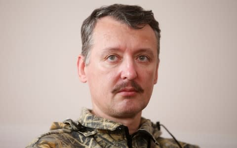 Former FSB officer Igor "Strelkov" Girkin was the top separatist commander when MH17 was shot down - Credit: &nbsp;MAXIM ZMEYEV/REUTERS