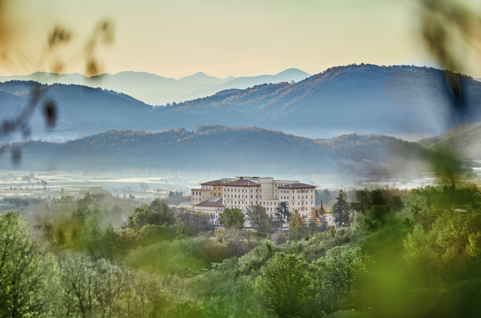 palazzo fiuggi in the natural surrounding