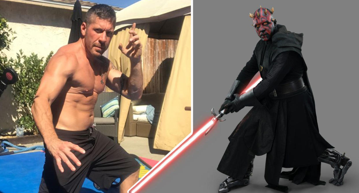 Ray Park says he “worked his butt off” to play Maul in <i>Solo: A Star Wars Story</i> (Instagram/Lucasfilm)