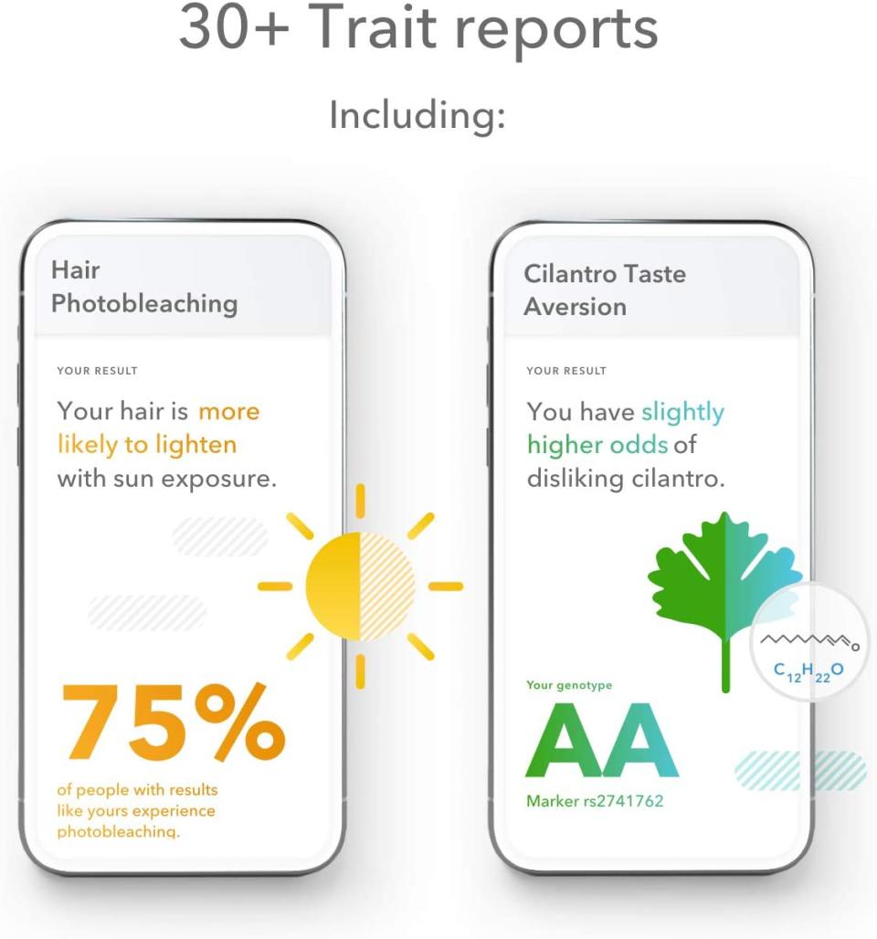 23andme dna reports