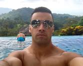 <p>Infinity pool in the Thai jungle… Recovery session! Instagram/pita_tofua </p>