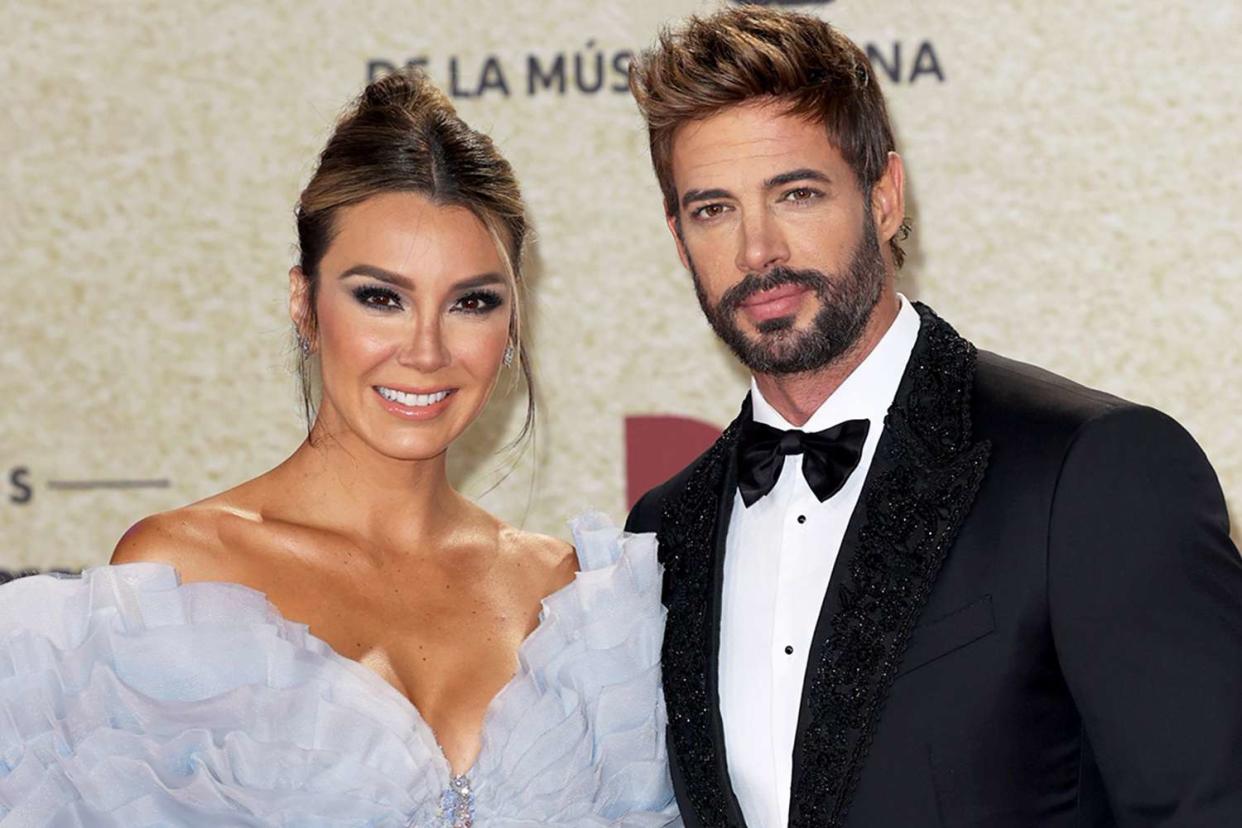 <p>Rodrigo Varela/Getty</p> (L) Elizabeth Gutierrez and William Levy