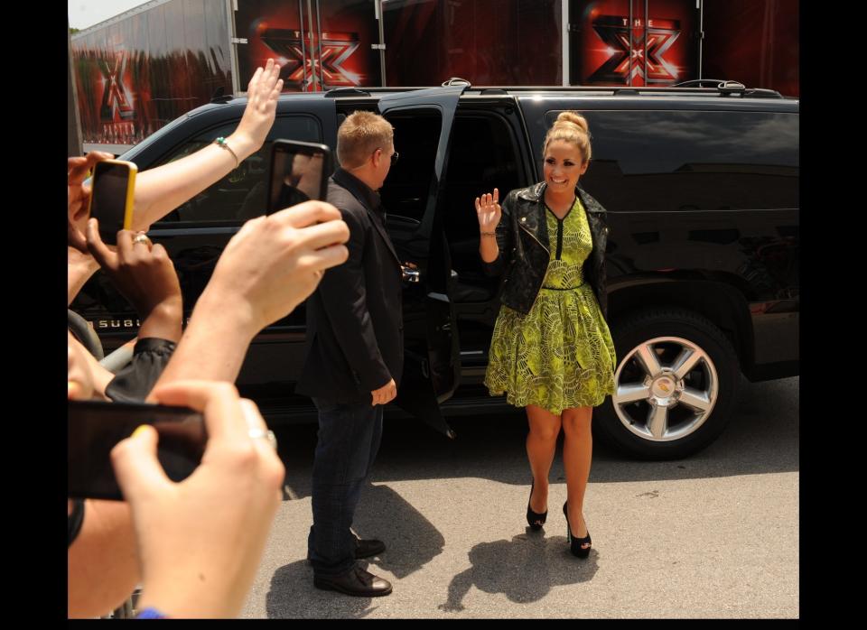 "The X Factor" judges arrive in Austin