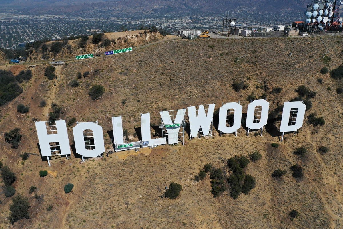 Hollywood writers are on strike in a dispute over pay (Robyn Beck / AFP via Getty Images)