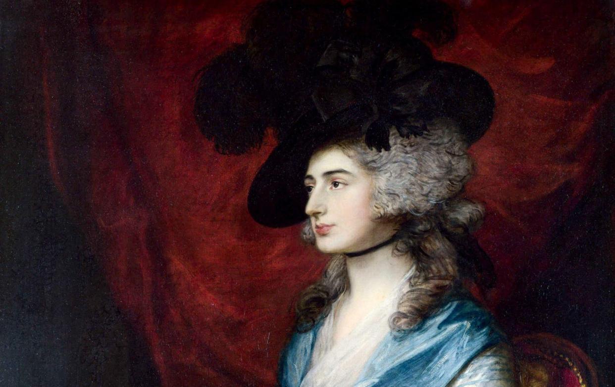 Image management: Sarah Siddons, painted by Thomas Gainsborough, 1785