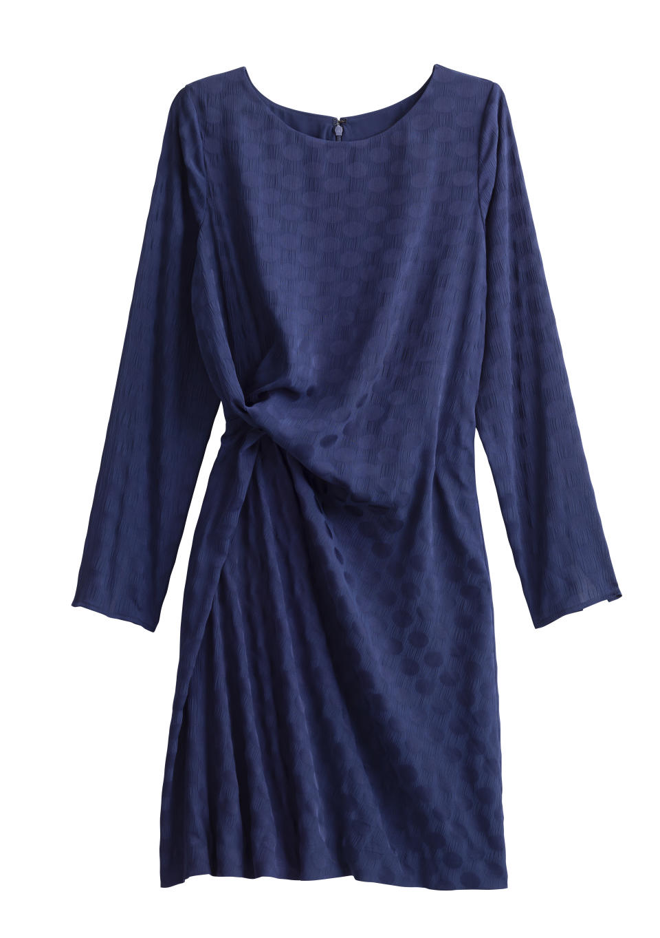 Ann Taylor Dot Jacquard Knotted Shift Dress. (Photo: Ann Taylor)