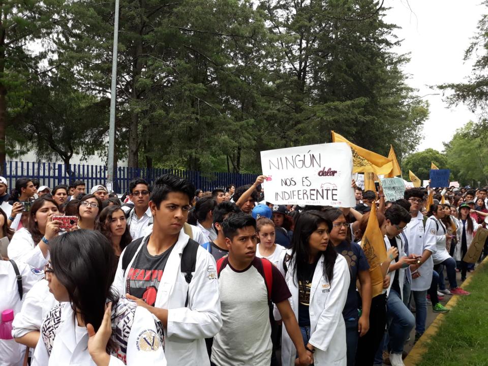 FOTOS | La megamarcha contra la violencia en la UNAM