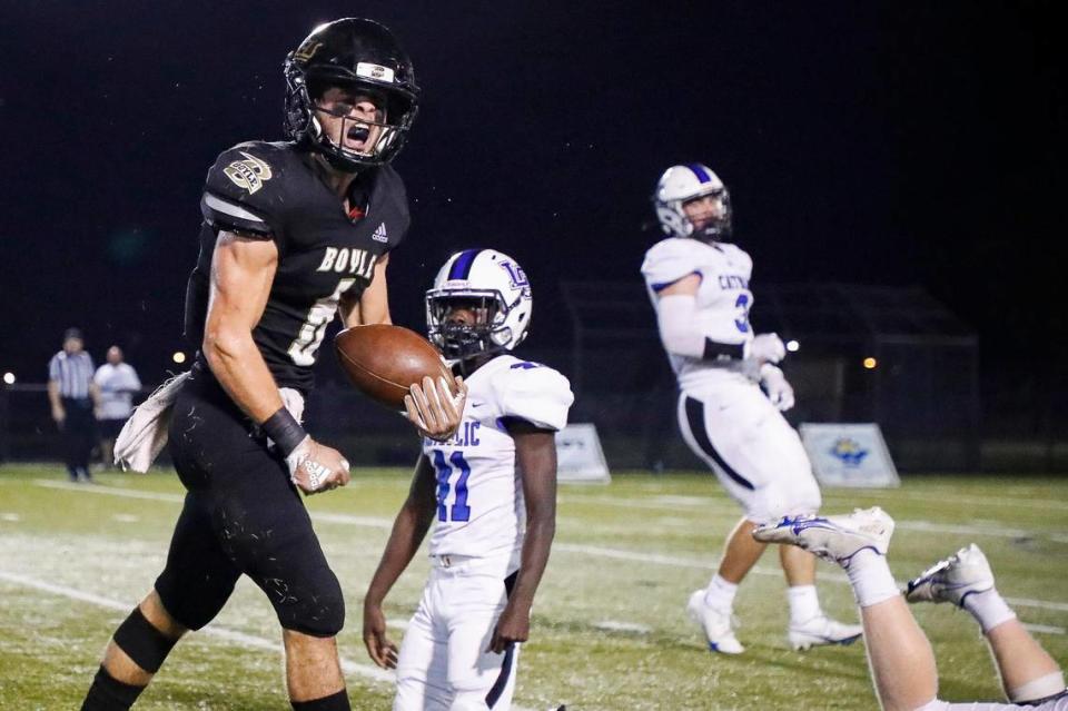 Boyle County wide receiver Cole Lanter (6) has committed to the University of Kentucky as a preferred walk-on.