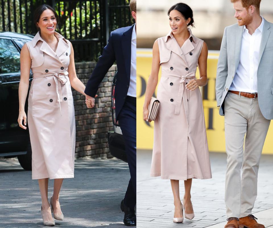 The Beige Trench Dress