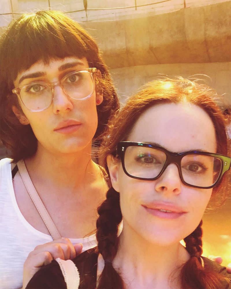 Teddy Geiger and Emily Hampshire