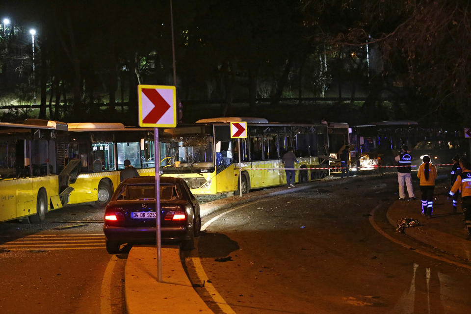 Explosion outside soccer stadium in Istanbul