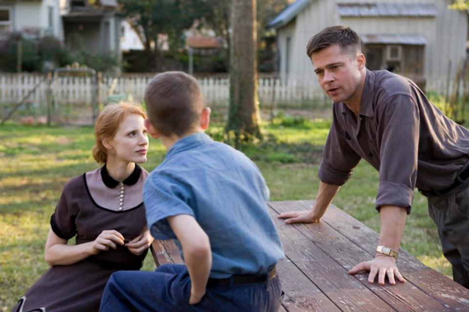 Jessica Chastain and Brad Pitt in The Tree of Life.