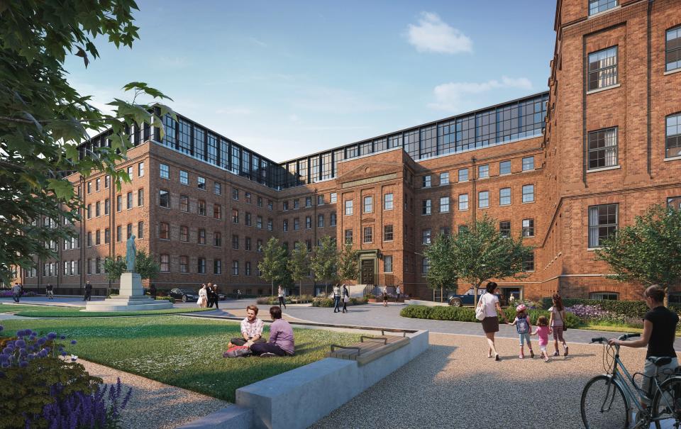 The former Horlicks factory has been converted into apartments.