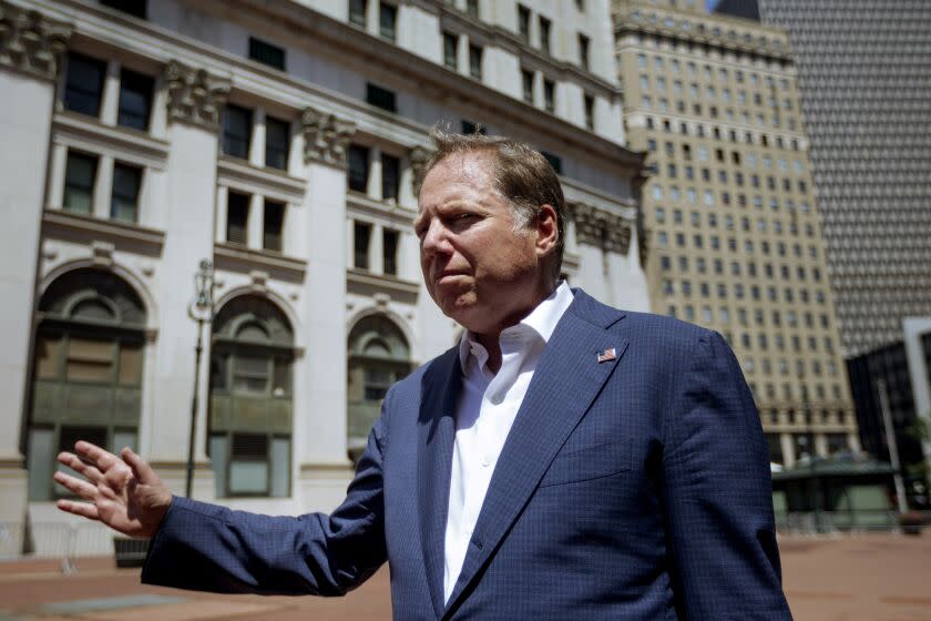 Geoffrey S. Berman, United States attorney for the Southern District of New York, arrives to his office in New York on Saturday, June 20, 2020. The Justice Department moved abruptly Friday night to oust Berman, the U.S. attorney in Manhattan overseeing key prosecutions of President Donald Trump's allies and an investigation of his personal lawyer Rudy Giuliani. But Berman said he was refusing to leave his post and his ongoing investigations would continue. (AP Photo/Kevin Hagen)