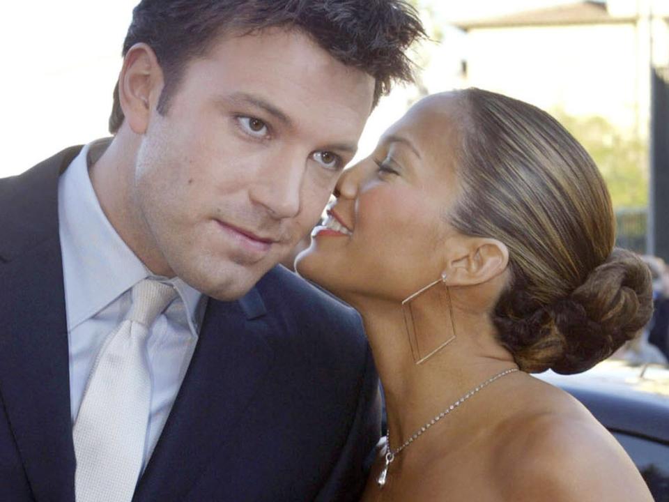 ben affleck and jennifer lopez daredevil premiere february 2003