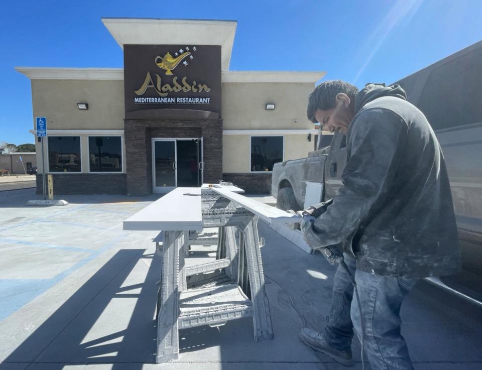 Tragedy and obstacles have prevented the owners from reopening their popular Ala' Al-Deen, or Aladdin restaurant in Victorville. The owners recently announced the eatery should reopen in April.