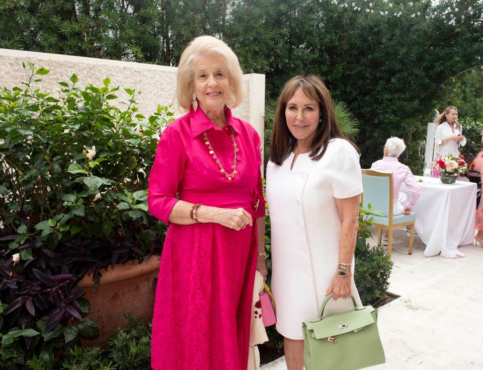 Mary Boykin and Andrea Stark at the Mary St. Edward Guild: Valentine Luncheon and fashion show at The Colony on Feb. 8.