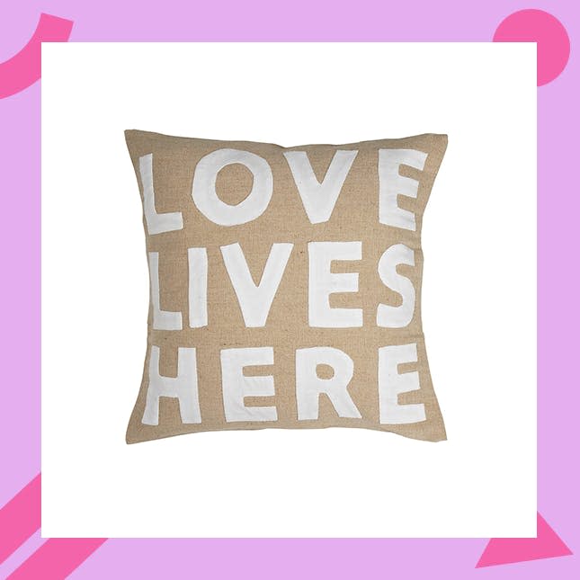 Love Lives Here Pillow