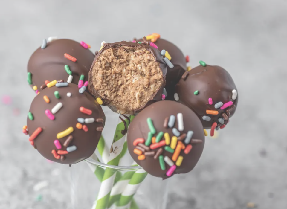 25) High-Protein Cake Pops