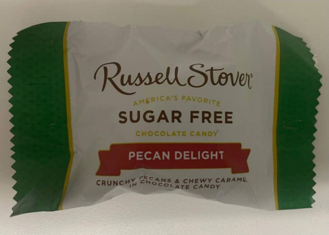 If you unwrap your Sugar Free Peanut Butter Cups and find this, your candy has been recalled.