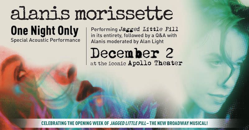  Alanis Morissette announces full album performance of Jagged Little Pill