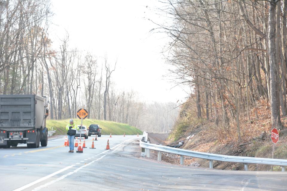 The U.S. 219 project south of Salisbury corrected a significant hazard with rockfalls.