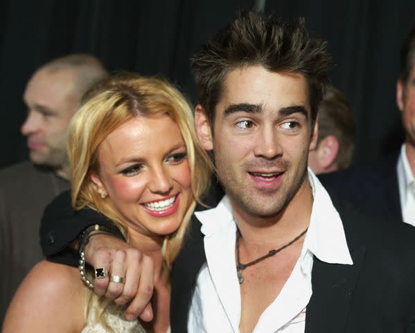 Kevin Winter/Getty Britney Spears and Colin Farrell at the premiere of 'The Recruit' in January 2003 in Hollywood, California.