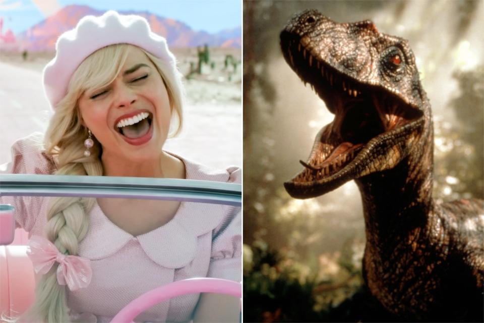 BARBIE, Margot Robbie as Barbie, JURASSIC PARK III