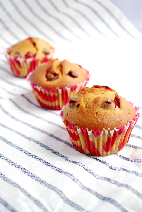 Orange Cranberry Olive Oil Muffins