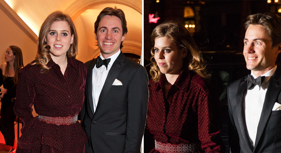 Princess Beatrice made an appearance with new boyfriend Edoardo Mapelli Mozzi. [Photo: Getty]