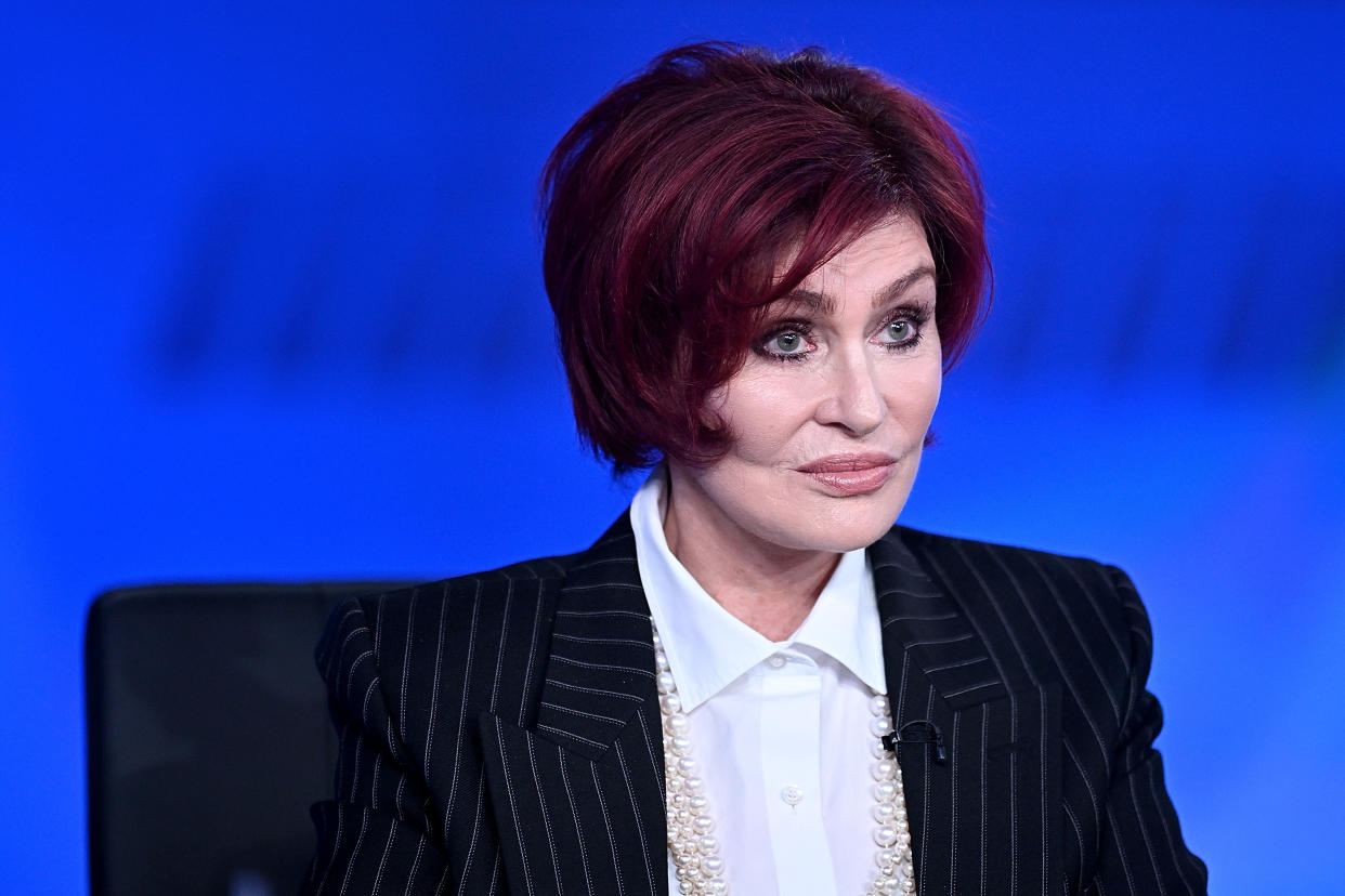 NEW YORK, NEW YORK - SEPTEMBER 27: Sharon Osbourne discusses her new FOX Nation series “Sharon Osbourne: To Hell & Back” on “The Five” at FOX News Channel Studios at FOX Studios on September 27, 2022 in New York City. (Photo by Steven Ferdman/Getty Images)