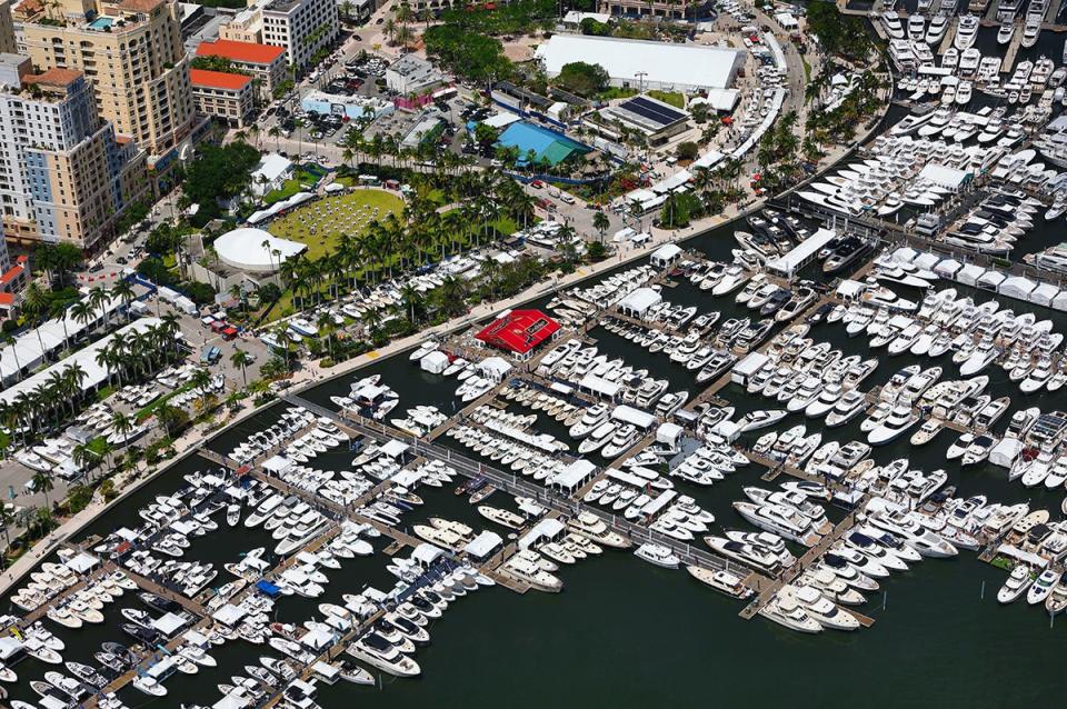 The 2024 Palm Beach International Boat Show on the West Palm Beach waterfront features more than 800 boats, including more super yachts than previous years.
