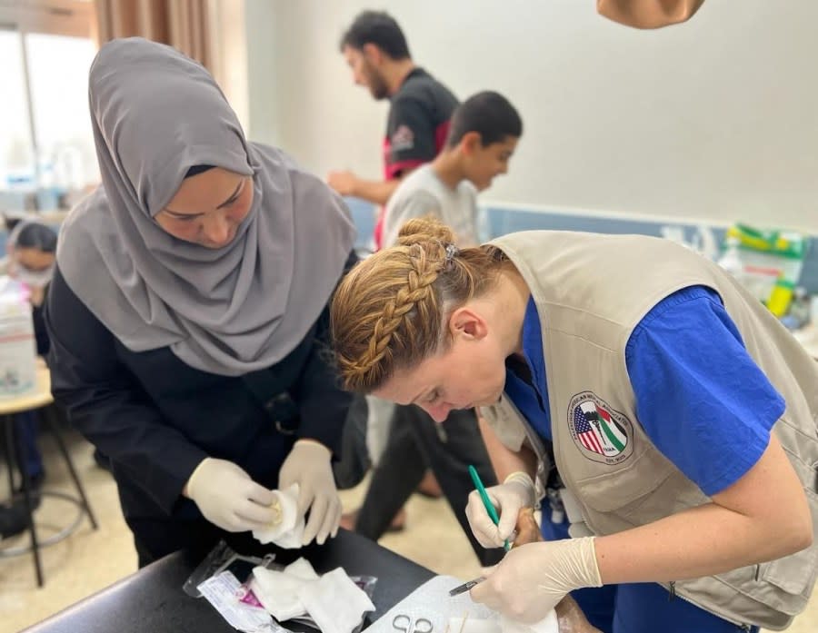 Portland nurse Monica Johnston volunteered at a hospital in Gaza and returned home on May 18, 2024. (Courtesy: Monica Johnston)