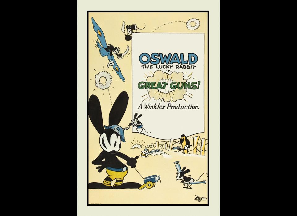 Oswald was the protagonist of 26 silent cartoons made by Walt Disney in the 1920's.  After losing his rights to Oswald, Disney came up with his biggest winner-- Mickey Mouse. If the name Oswald feels too buttoned up, just think about the wild and goofy nickname Ozzy (which is <em>not</em> the birth name of Mr Osbourne).