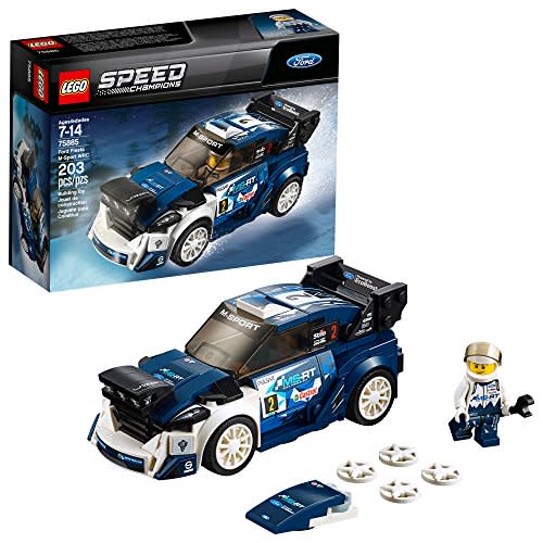 <p><strong>LEGO</strong></p><p>amazon.com</p><p><strong>$11.99</strong></p><p><a rel="nofollow noopener" href="http://www.amazon.com/dp/B079YBQMB3/" target="_blank" data-ylk="slk:Shop now;elm:context_link;itc:0;sec:content-canvas" class="link ">Shop now</a></p><p>The Speed Champions Ford Fiesta M-Sport WRC is one of the few rally-inspired kits Lego offers (the other has approximations of the original Mini Cooper rally car, as well as the brand's current Countryman), and it does a pretty good job of capturing the hatchback's aggressive look. It also is very, very cheap. </p><p>203 pieces</p>