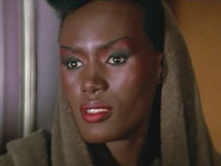 Grace Jones in "James Bond: A View To A Kill"