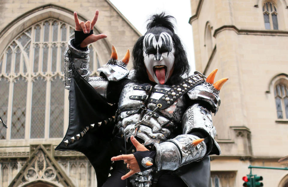 Gene Simmons doesn't like hanging out with people credit:Bang Showbiz