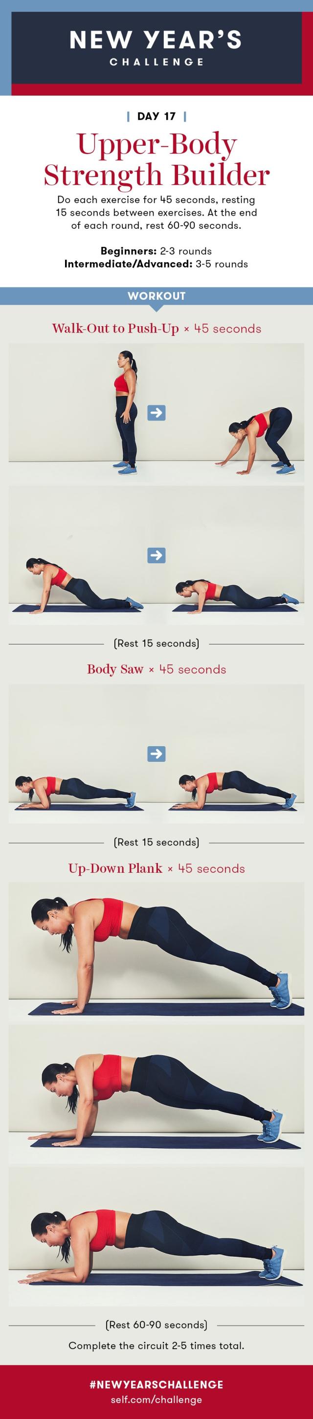 Total Upper Body  Upper body workout gym, Upper body workout for