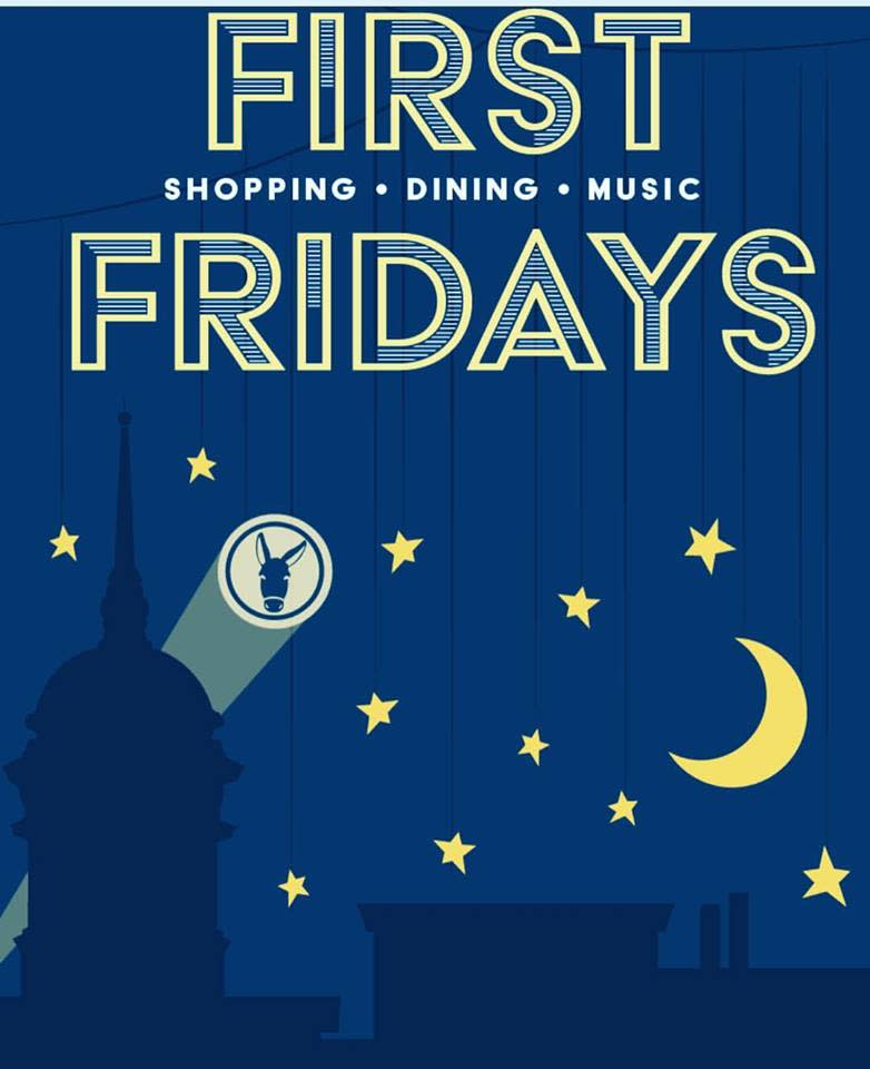 This weekend will feature another festive First Fridays in downtown Columbia, with main events running from 5-8 p.m. and feature live music, food trucks and special summer sales.