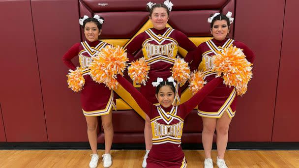 PHOTO: This year, the Iowa School for the Deaf cheer squad won the Great Plains Schools for the Deaf Cheerleading Championship for the first time. (Iowa School for the Deaf)