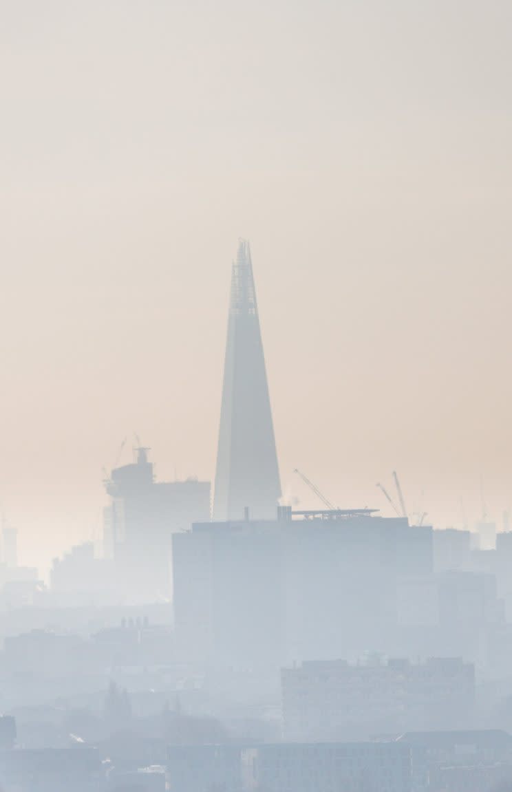 London has already breached its air pollution limit for 2017 (Rex)