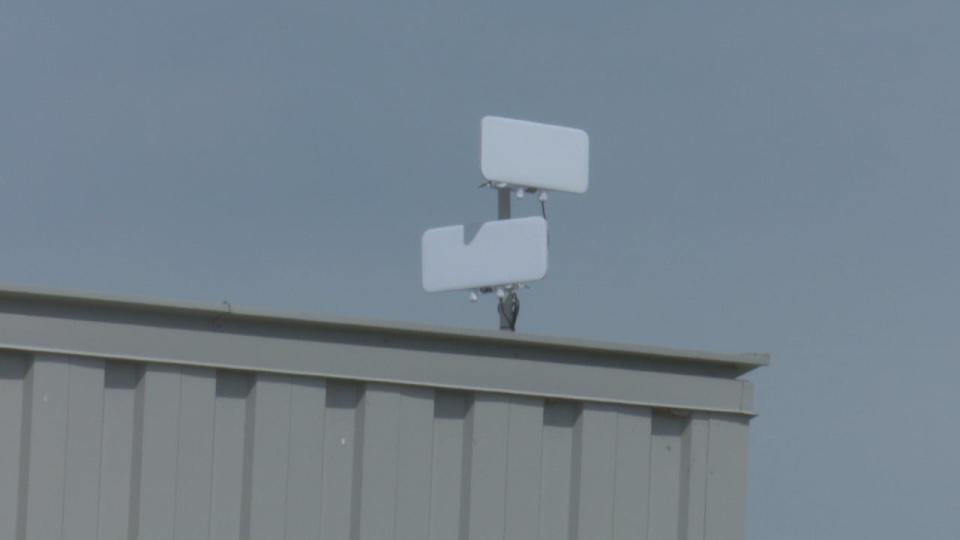 A wifi antenna at the Atlas Tube Recreation Complex. Free wifi is being added in nearly two dozen public places in Essex County. 