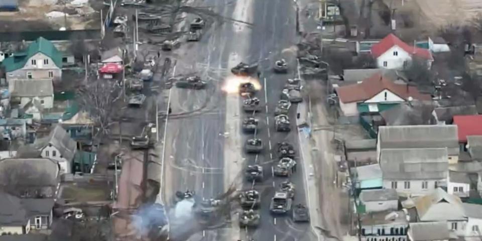 Footage released by Ukrainian authorities shows