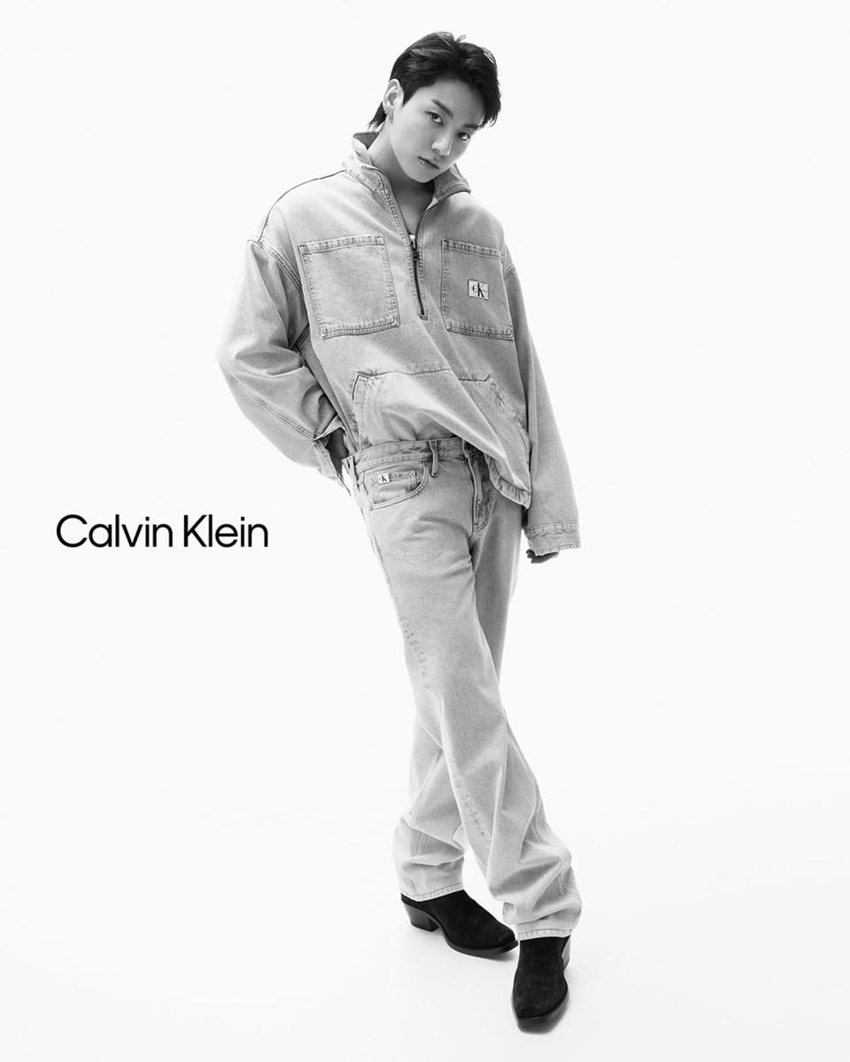 Jungkook in Calvin Klein campaign. (Courtesy Mert Alas)