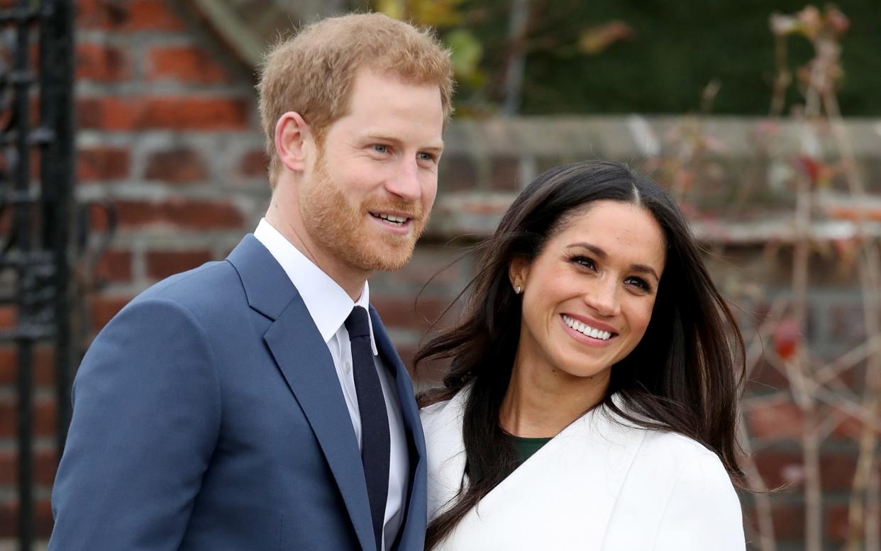 Prince Harry and his American fiancee Meghan Markle - Getty Images Europe